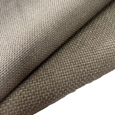 Poliestere imitazione di canapa lino enzima lavato finto tessuto di lana per abiti pantaloni blazers